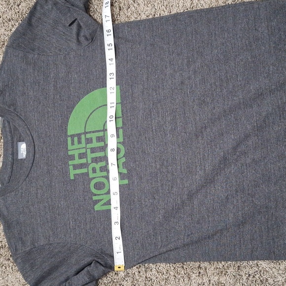 The North Face t shirt - M - dark gray / green logo - Picture 4 of 5